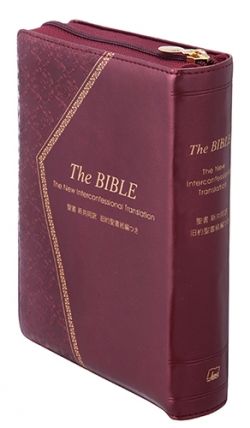 新共同訳中型聖書旧約聖書続編つき　ジッパー・サムインデックスつき（エンジ）NI55DCZTIエンジ